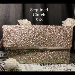 Sequined Clutch